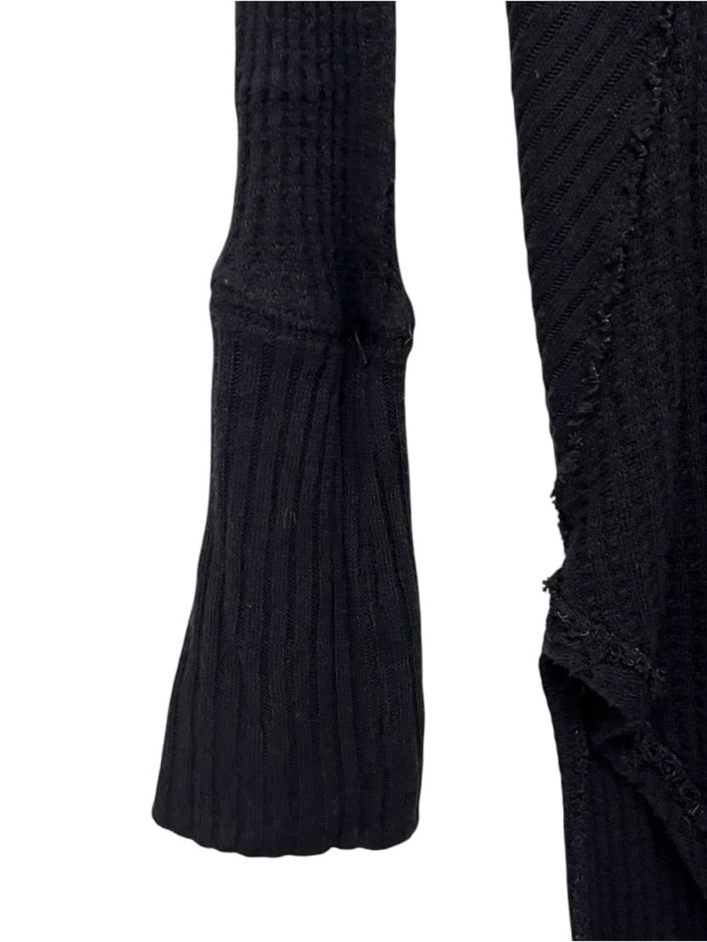 Free People | Black Ventura Waffle Thermal‎ Top XS - Picture 5 of 9
